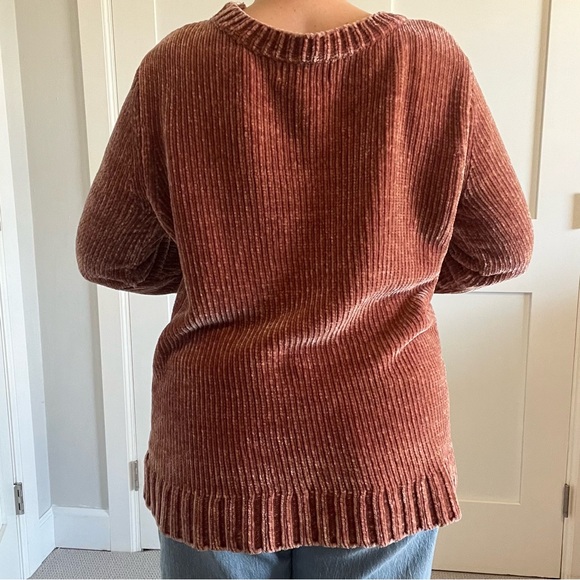 Orvis Women's Chenille Sweater - Dusty Pink - Large - Picture 4 of 8